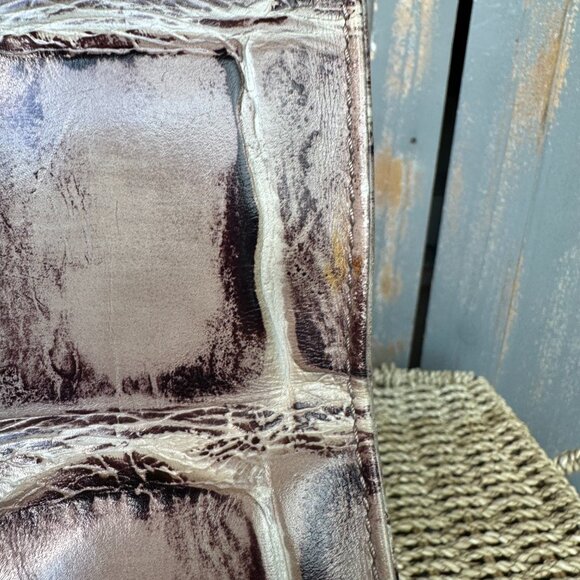 Dooney & Bourke Janine Croc Embossed Satchel Convertible Crossbody - Picture 14 of 16